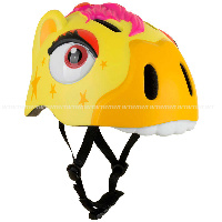 Детский велосипедный шлем Crazy Safety Yellow Zebra Детский велосипедный шлем Crazy Safety Yellow Zebra