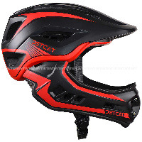 Детский шлем защитный JETCAT FullFace Raptor Black/Red