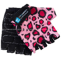 Детские вело-перчатки Crazy Safety Pink Leopard Детские вело-перчатки Crazy Safety Pink Leopard