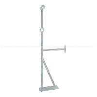 Стойка напольно-пристенная для хореографического станка двухрядного