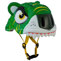 Детский велосипедный шлем Crazy Safety Green Tiger Детский велосипедный шлем Crazy Safety Green Tiger