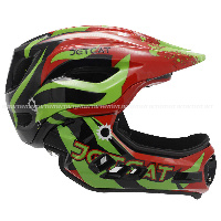 Велошлем Full Face Raptor RED/BLACK/GREEN