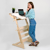 Регулируемая конторка Эврика Движение Жизнь Акрил