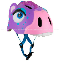 Детский велошлем Crazy Safety purple zebra Детский велошлем Crazy Safety purple zebra