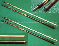 Кий ручной работы цветок макассар падук морал граб