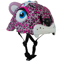 Детский велосипедный шлем Crazy Safety Pink Leopard Детский велосипедный шлем Crazy Safety Pink Leopard