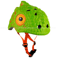 Детский велосипедный шлем Crazy Safety Green Cameleon Детский велосипедный шлем Crazy Safety Green Cameleon