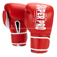 Перчатки для бокса Super Pro SPBG150-40100 красные