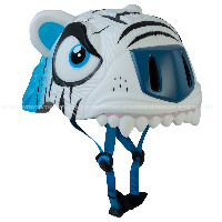 Детский велосипедный шлем Crazy Safety White Tiger Детский велосипедный шлем Crazy Safety White Tiger