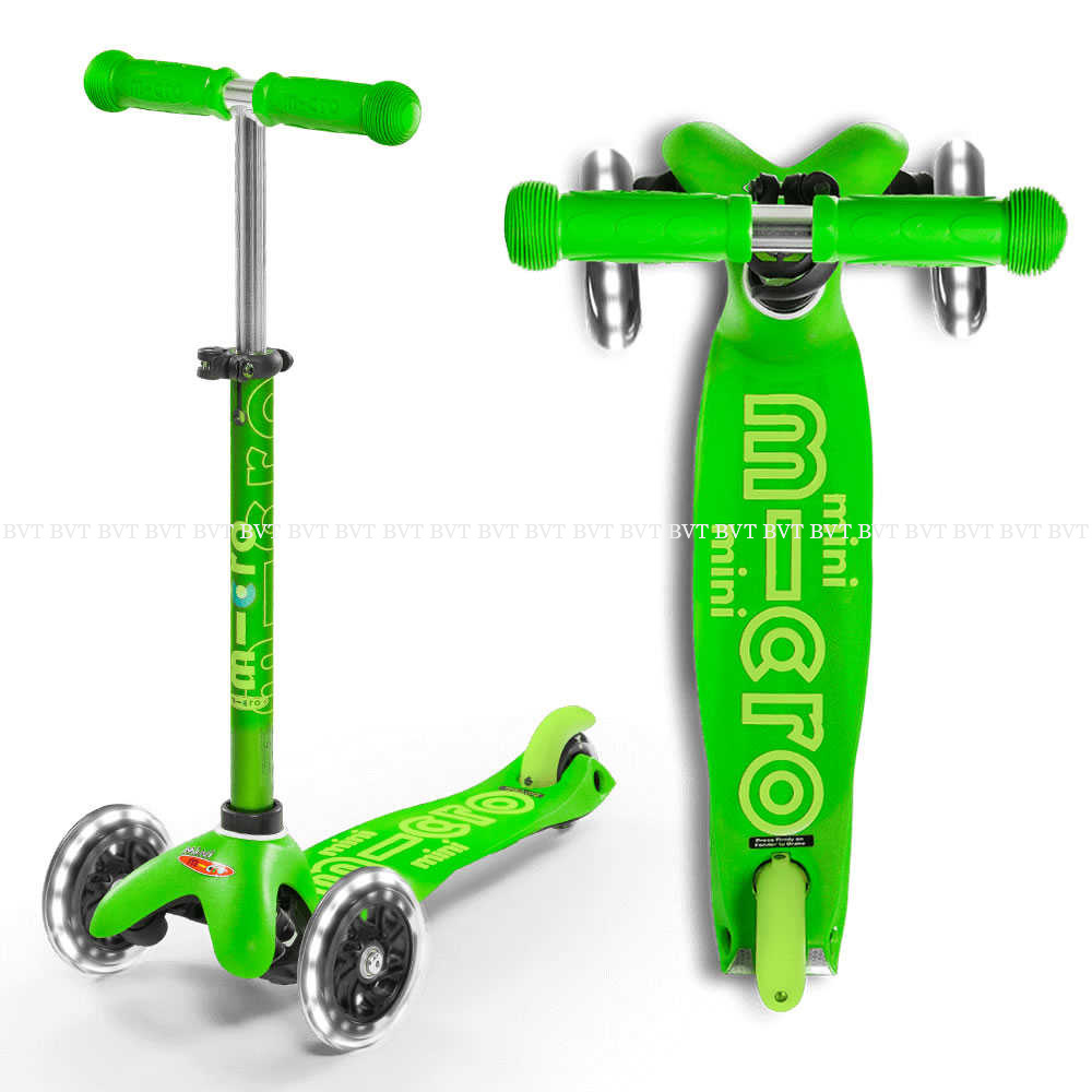 Самокат со светящимися колесами Mini Micro Deluxe LED