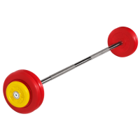 Штанги неразборные с цветными дисками MB Barbell