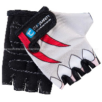Детские вело-перчатки Crazy Safety White Shark Детские вело-перчатки Crazy Safety White Shark