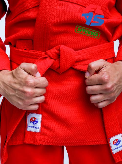 Куртка самбо Eskhata FIAS красная