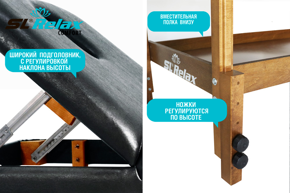 Массажный стол стационарный Start Line Comfort