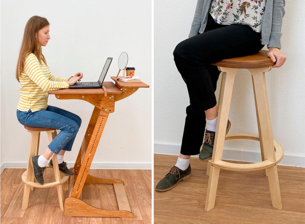 Регулируемый стол конторка Добрыня Движение Жизнь присаживайтесь когда устали стоять