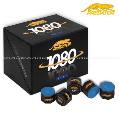 Бильярдный мел PREDATOR 1080 PURE BLUE 5PCS