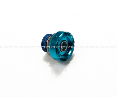 Кнопка складного механизма синяя