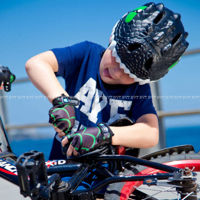 Детский защитный шлем Crazy Safety Black Dragon