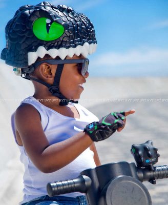 Детский защитный шлем Crazy Safety Black Dragon