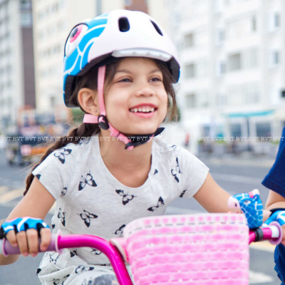 Детский шлем Crazy Safety Blue Giraffe