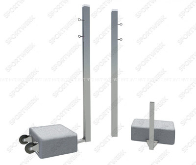 Стойки для бадминтона алюминиевые мобильные SpW-AB-2