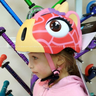 Детский защитный шлем Crazy Safety Red Giraffe