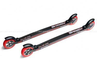 Лыжероллеры коньковые Shamov 04-03PU Carbon колеса полиуретан