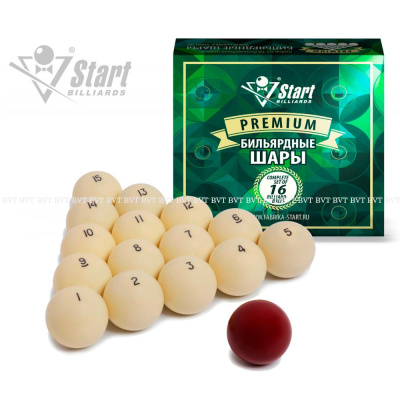 Бильярдные шары 68мм Start Premium РП