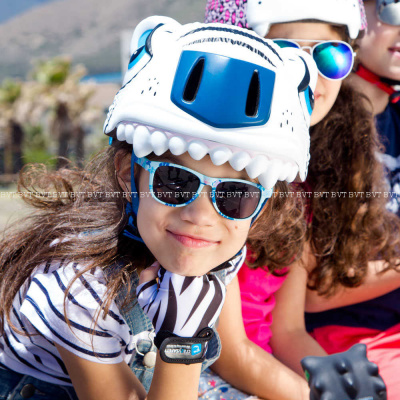 Детский защитный шлем Crazy Safety White Tiger
