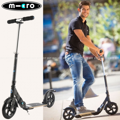 Двухколесный самокат с амортизирующей декой Micro Flex 200mm PU