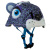 Детский велосипедный шлем Crazy Safety Purple Leopard